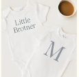 Handcrafted custom baby onesie with cute design