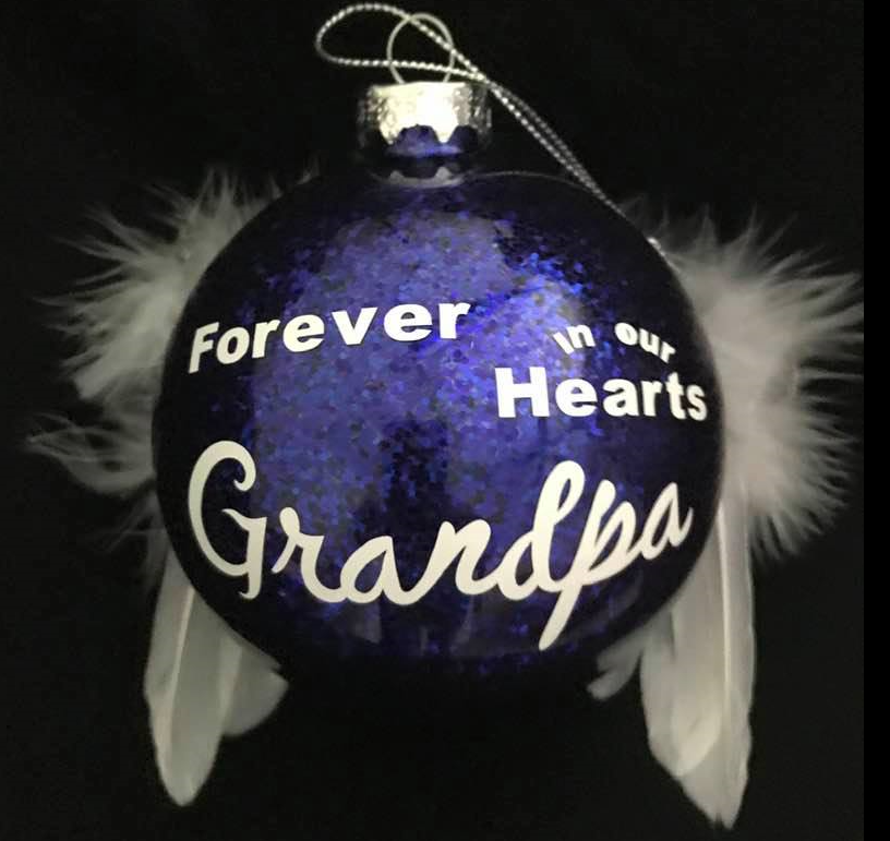 Memorial Glass Ornament
