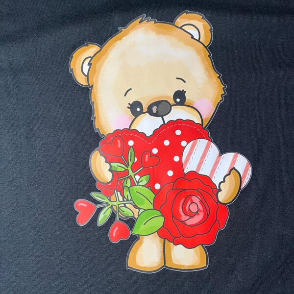 Valentine’s Day Black T-Shirt | DTF Print, Limited Designs (L & XL)