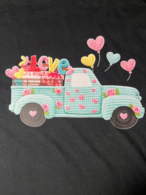 Valentine’s Day Black T-Shirt | DTF Print, Limited Designs (L & XL)