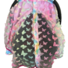 Baby Girl Cover Carseat Pink Fresh Butterflies Fabric Front Closed Clear Vision_clipped Rainbow Pastel Butterfly Baby Car Seat Cover | Summer Collection