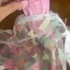 Baby Girl Cover Carseat Pink Fresh Butterflies Soft Netting Fabric Detachable Summer Collection – Pastel Butterfly Baby Girl CarSeat Cover