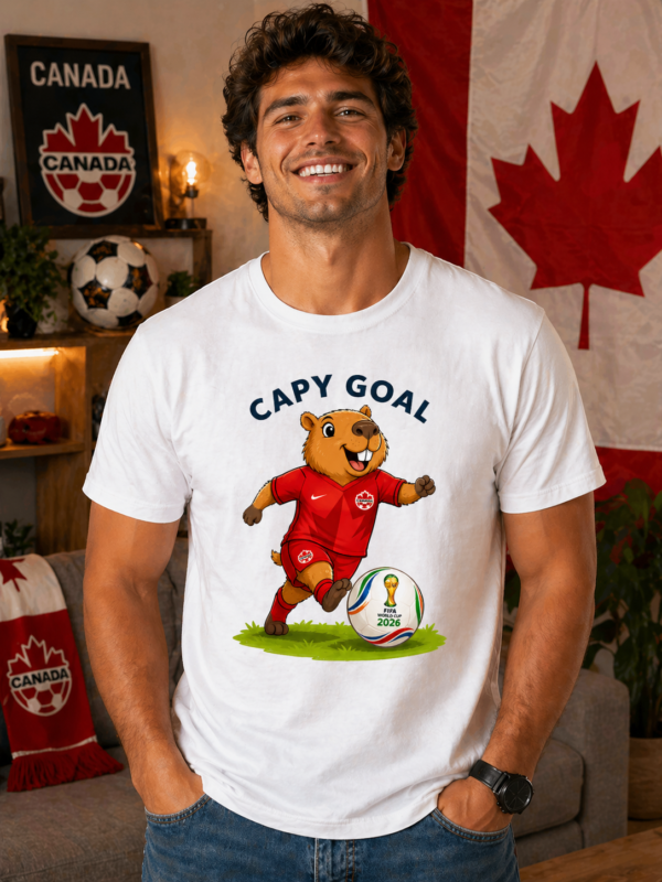 Capy Goal World Cup T-Shirt 2026 | Funny Soccer Shirt