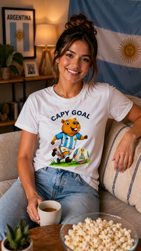 Capy Goal World Cup T-Shirt 2026 | Funny Soccer Shirt