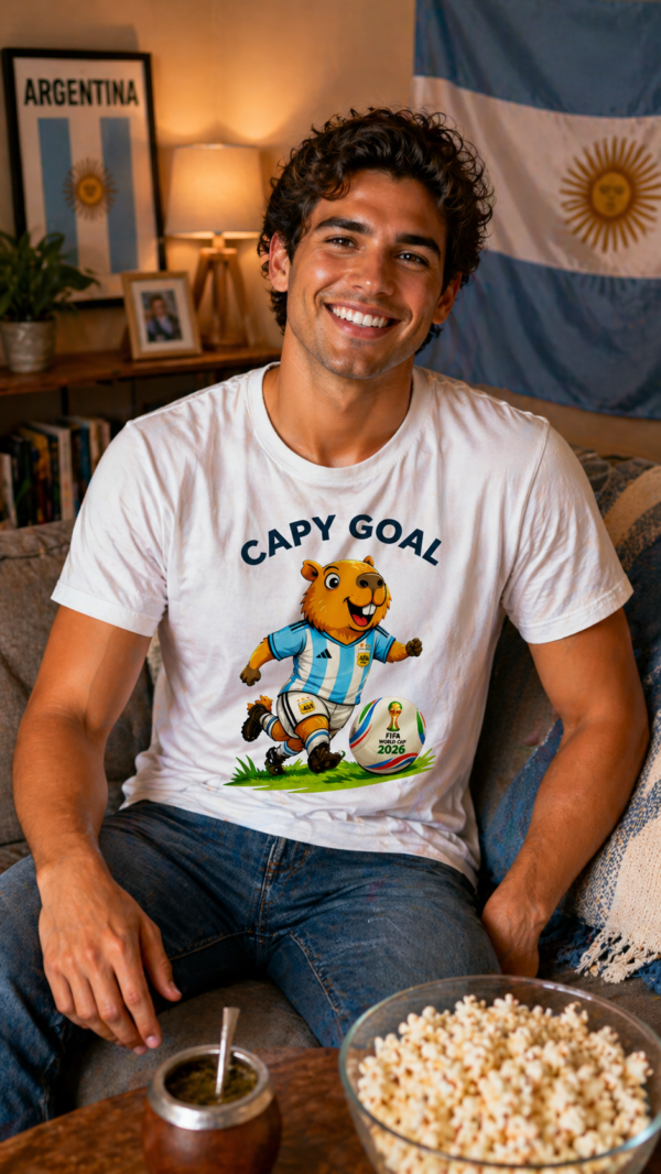 Capy Goal World Cup T-Shirt 2026 | Funny Soccer Shirt