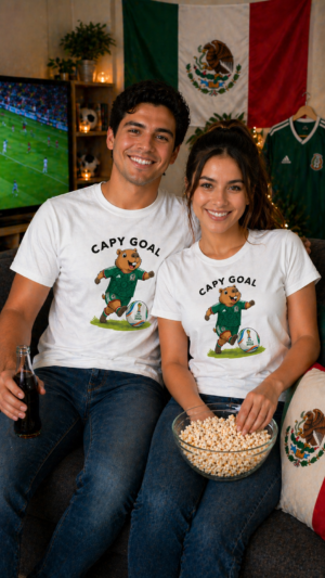 Capy Goal World Cup T-Shirt 2026 | Funny Soccer Shirt