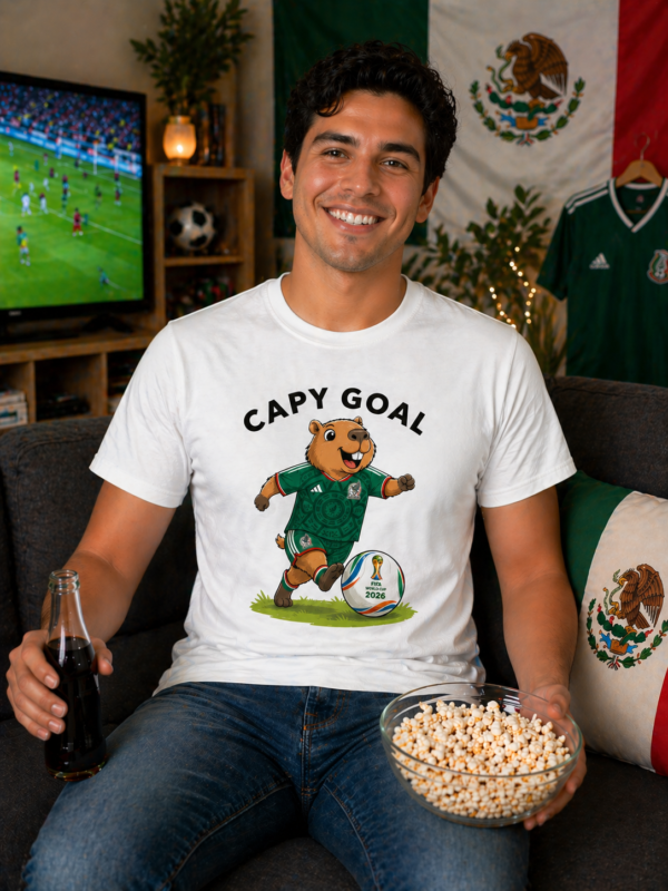 Capy Goal World Cup T-Shirt 2026 | Funny Soccer Shirt